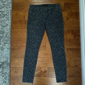 Gray damask pants
